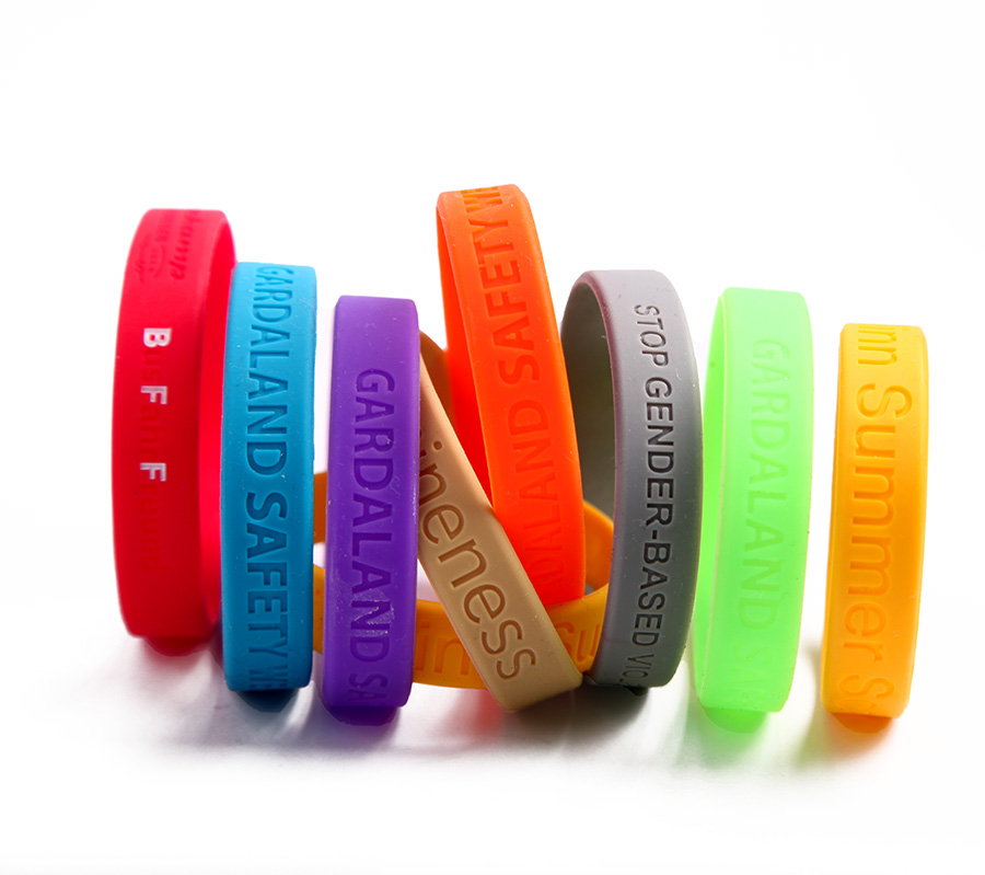 60 Custom Silicone Wristbands YOUR Color & Text & Image 