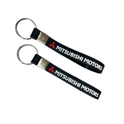 Alternative view of Silicone Loop Keychains with printing or debossing