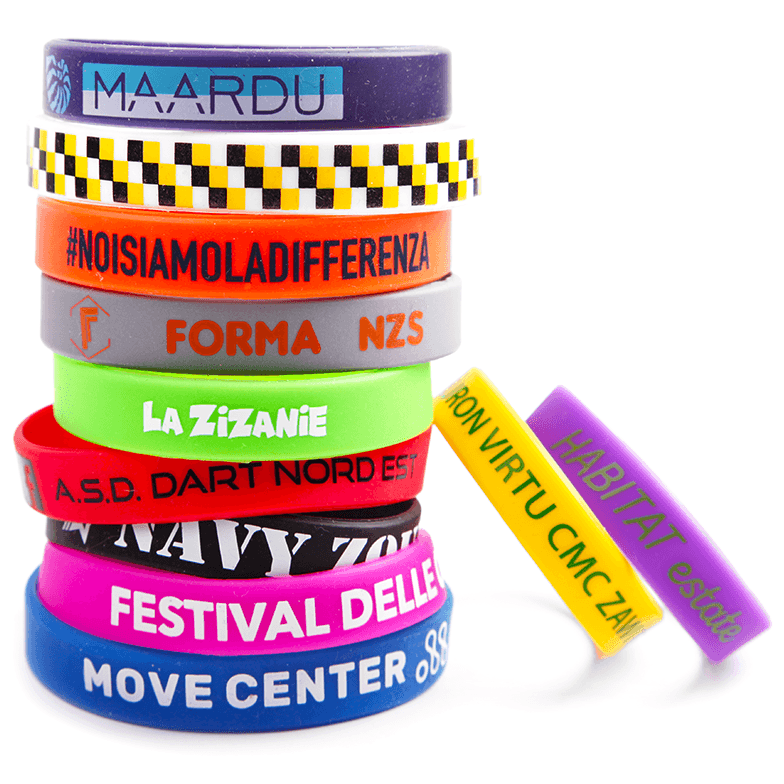 Wristbands  Buy Custom Rubber Bracelets, Silicone Wristbands and