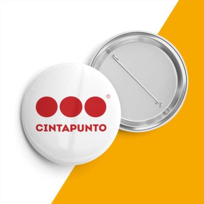 Custom button pin badge