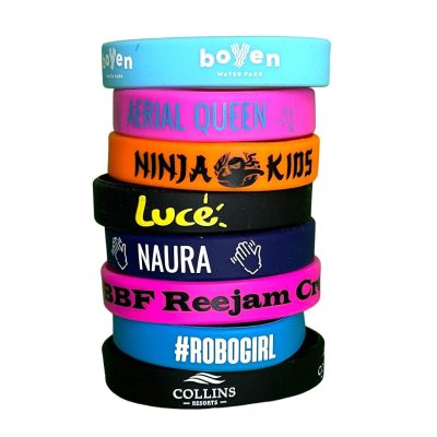 Express printed silicone wristbands | Rubber Bracelets